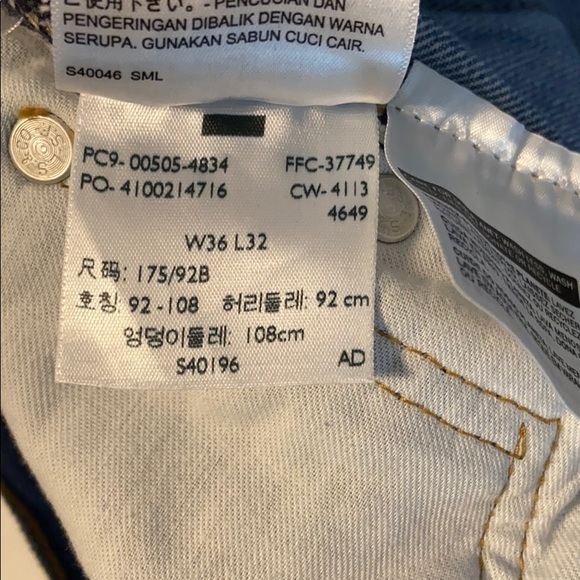 Levi high rise jeans - Picture 4 of 4